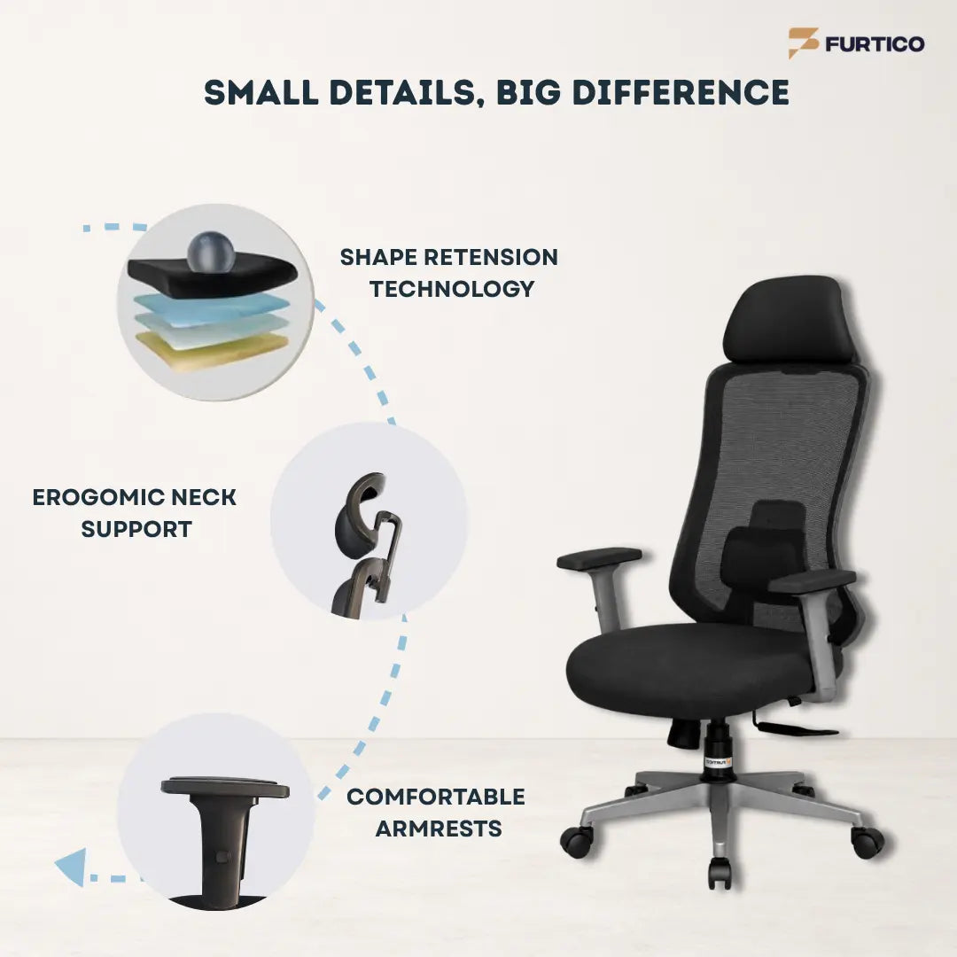 Furtico Apex Elite Ergonomic Office Chair