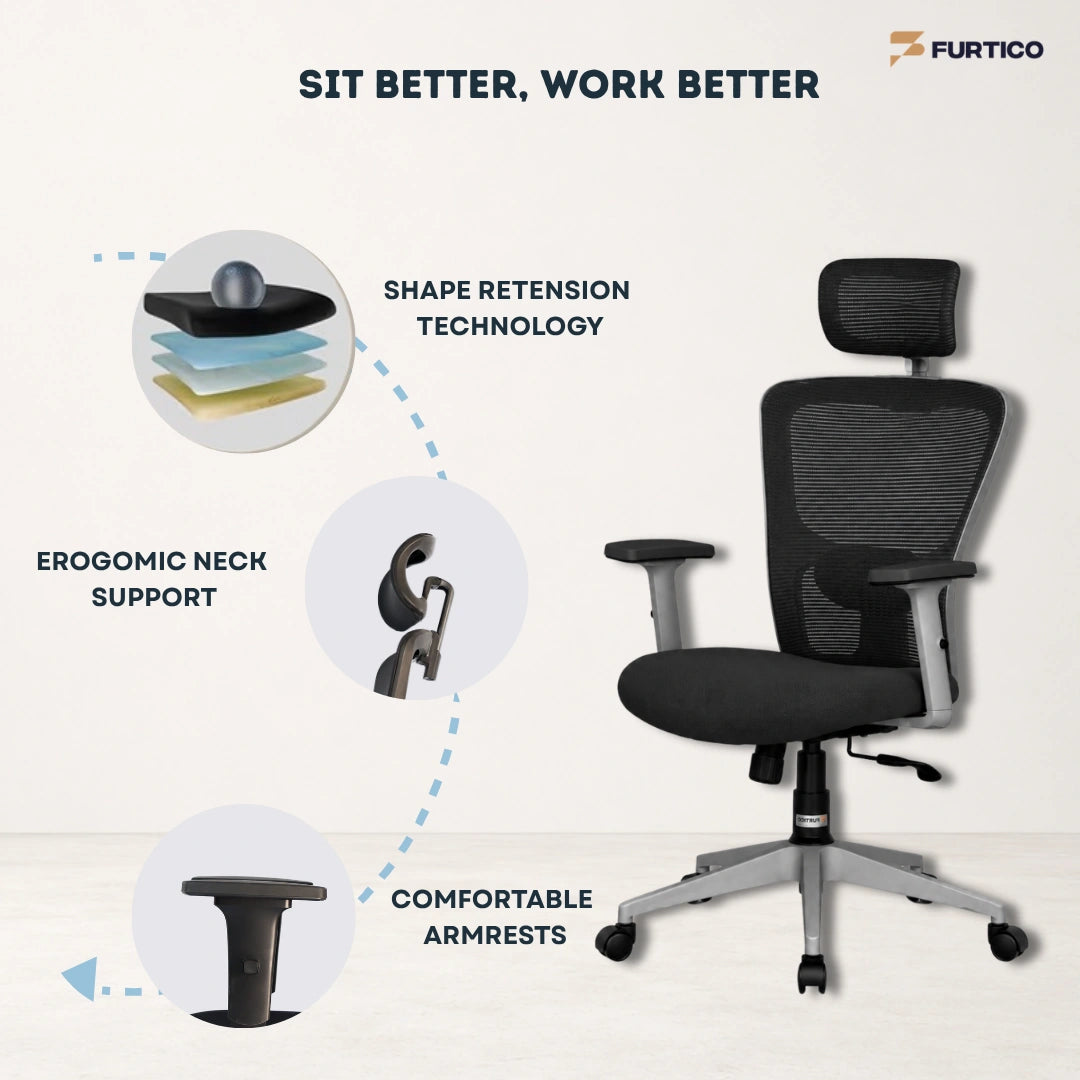 Furtico Apex Prime Ergonomic Office Chair