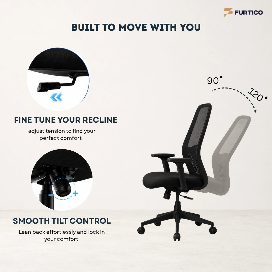 Furtico Focus Peak Ergonomic Office Chair