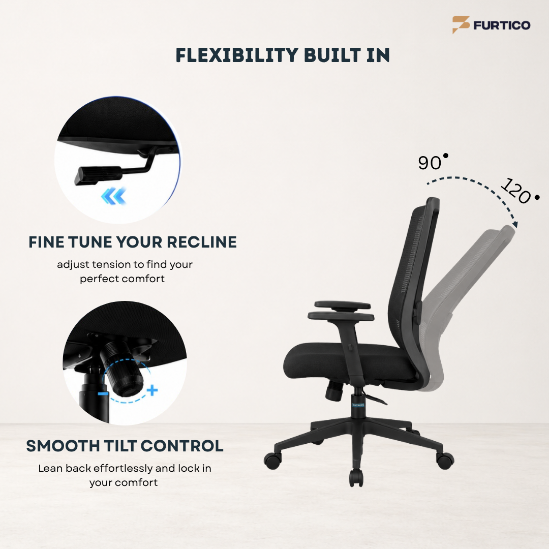 Furtico Focus Pulse Ergonomic Office Chair