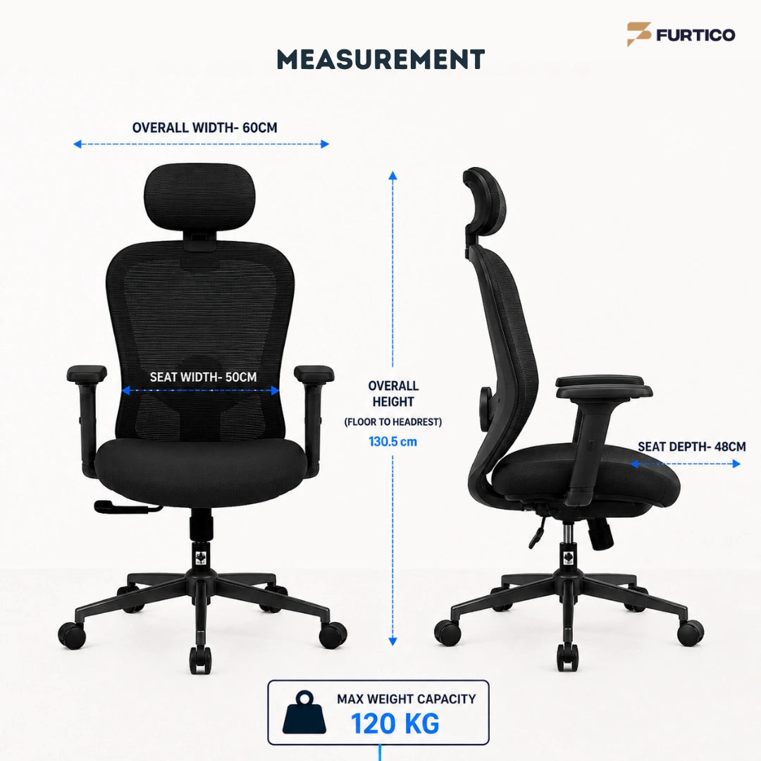 Furtico Apex Crest Ergonomic Office Chair
