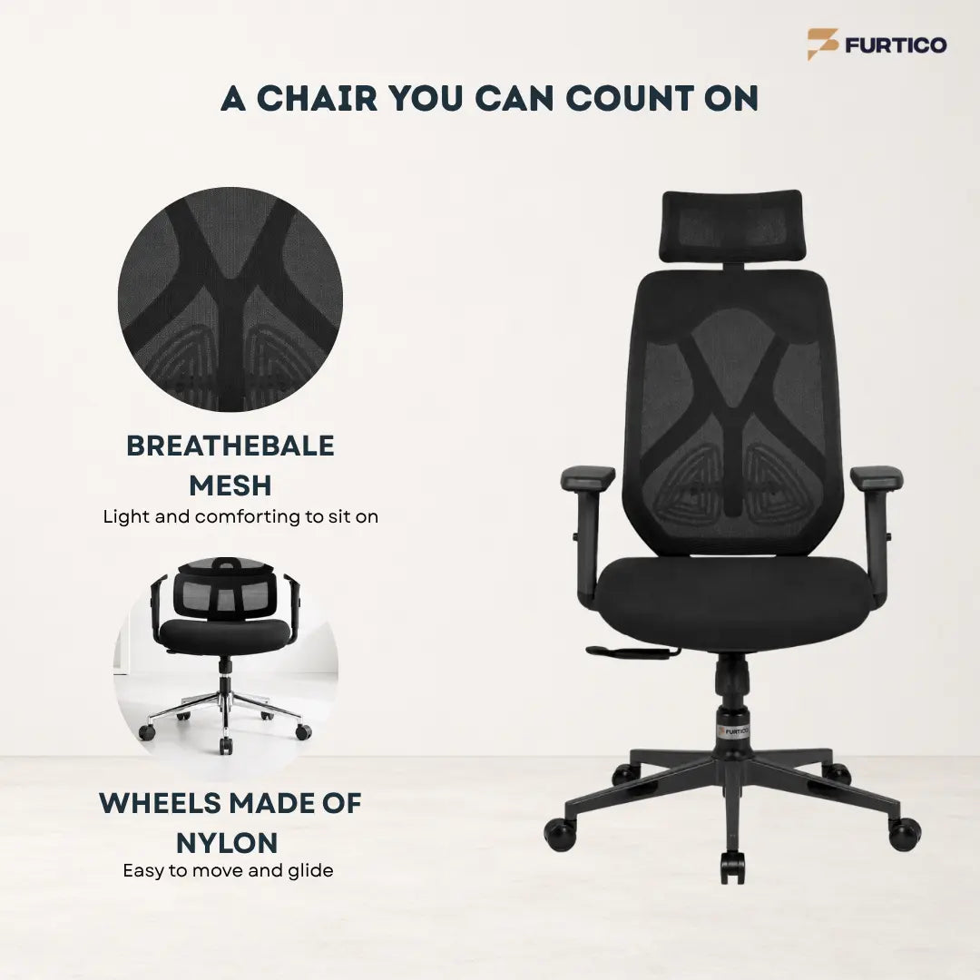 Furtico Apex Axis Ergonomic Office Chair