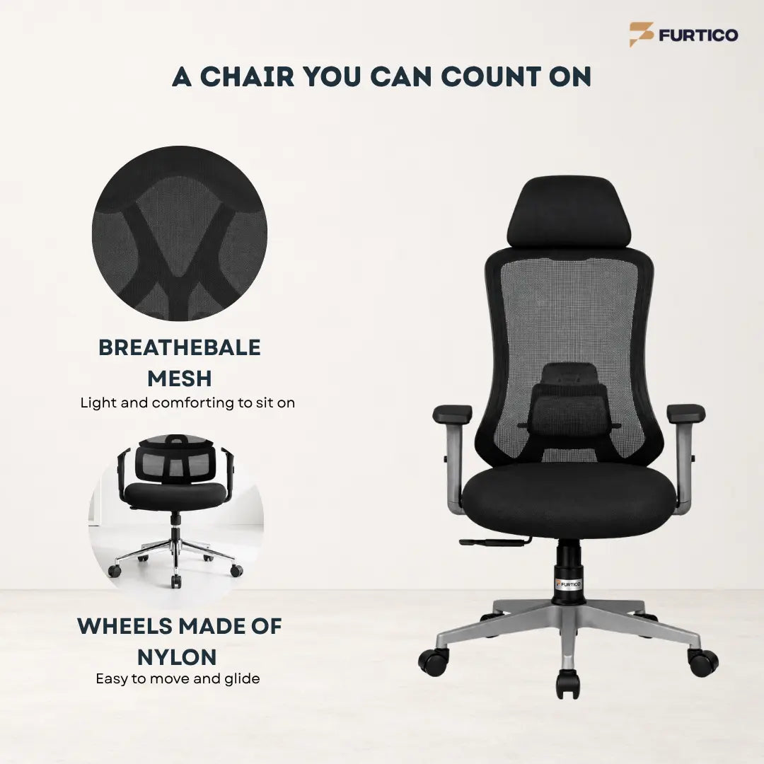Furtico Apex Elite Ergonomic Office Chair