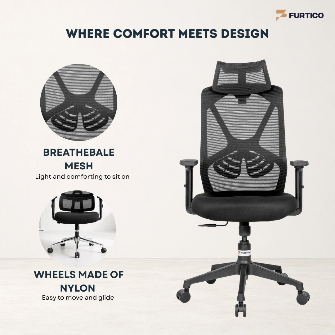 Furtico Apex Core Ergonomic Office Chair