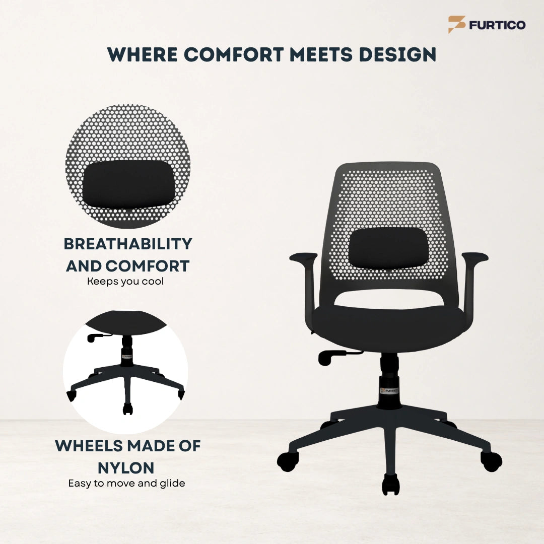 Furtico Focus Elevate Ergonomic Office Chair