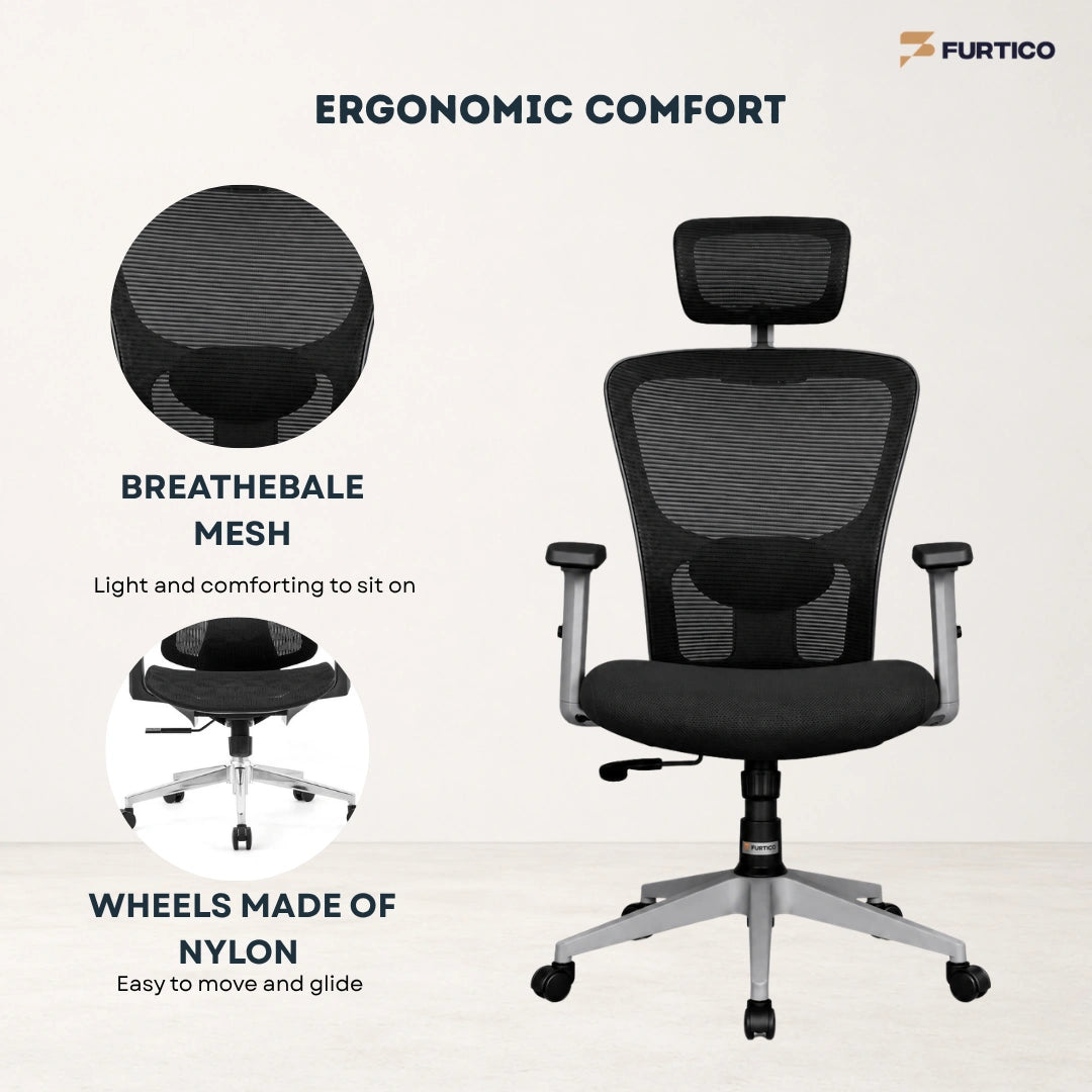 Furtico Apex Prime Ergonomic Office Chair