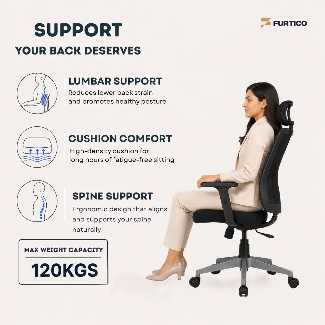 Furtico Apex Elite Ergonomic Office Chair