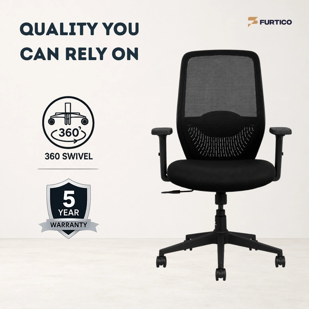 Furtico Focus Peak Ergonomic Office Chair