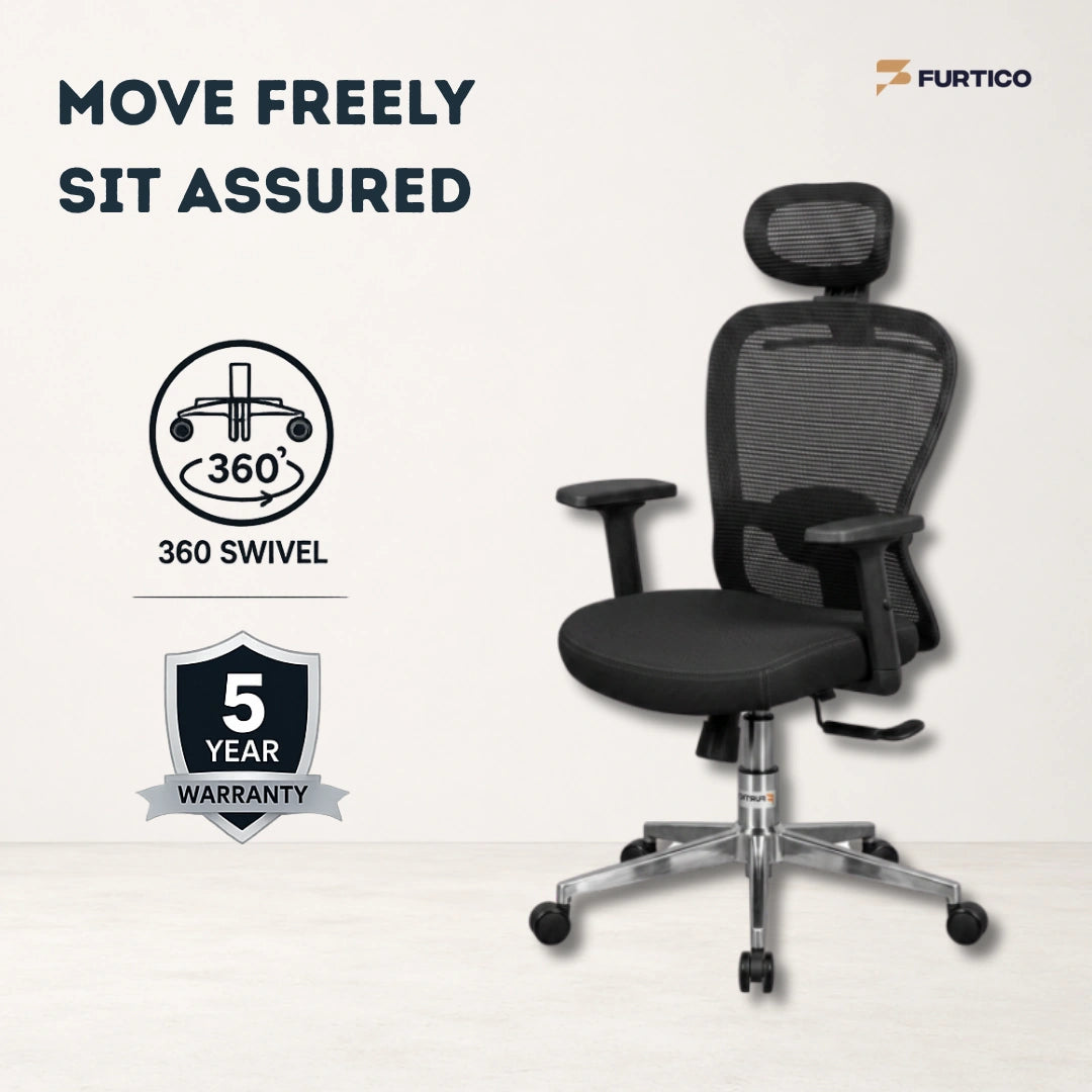 Furtico Apex Crest Ergonomic Office Chair