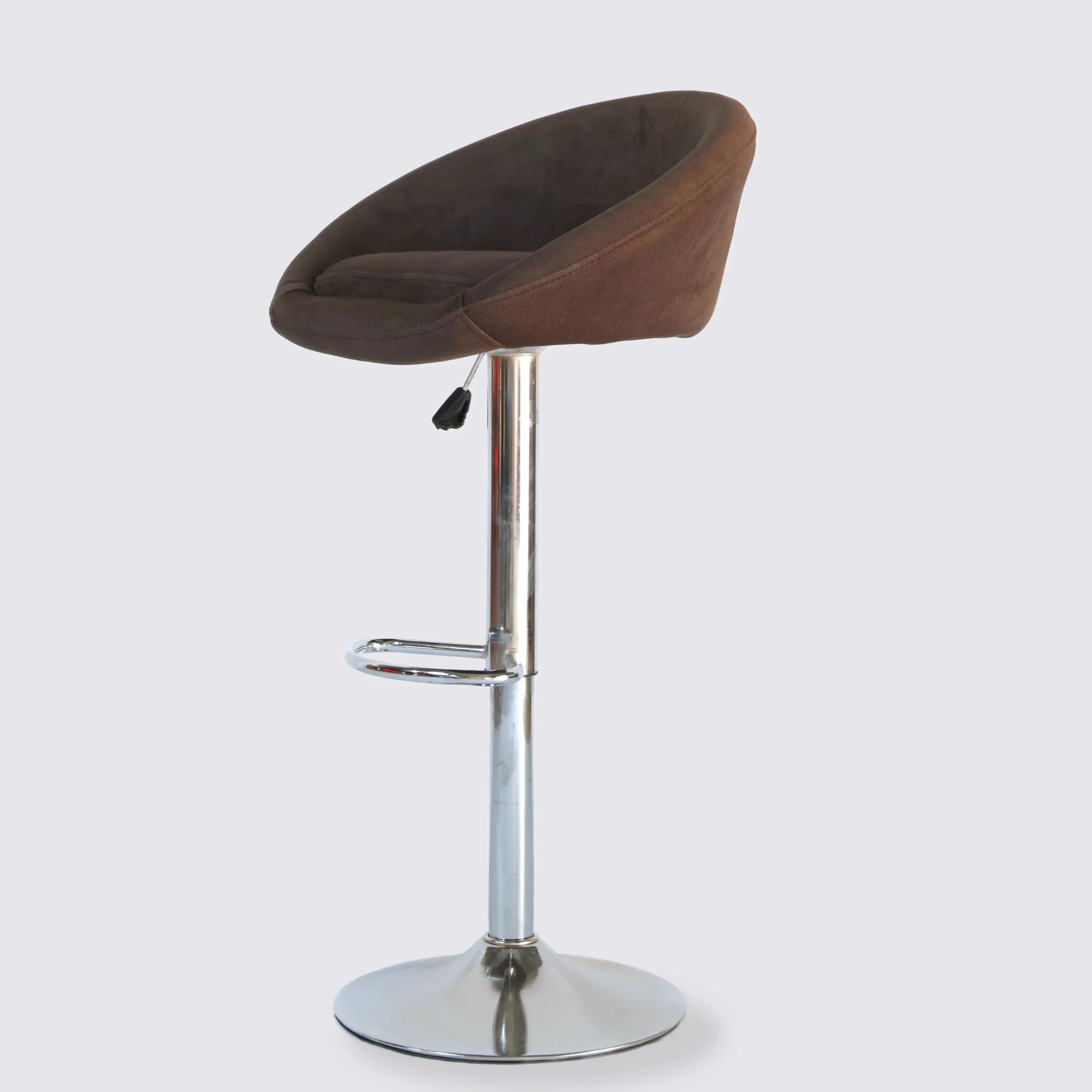 Furtico Modern Upholstered Bar Stool – Adjustable Height Fabric Swivel Stool for Kitchen Island & Home Bar (5 Colors)