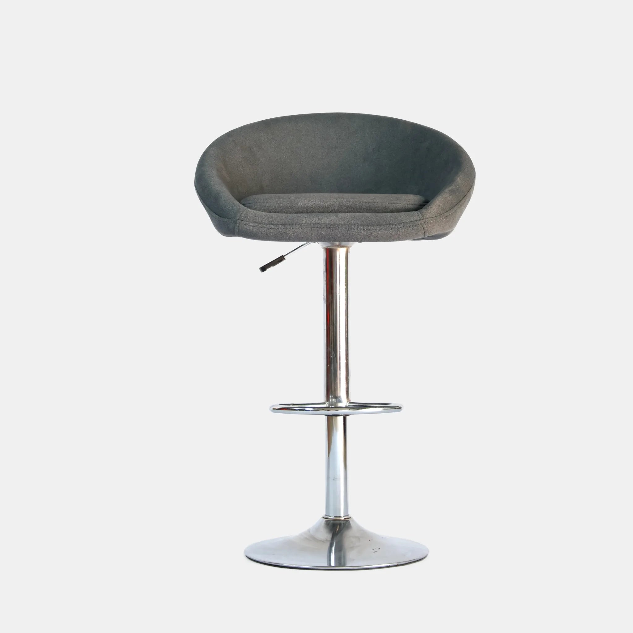 Furtico Modern Upholstered Bar Stool – Adjustable Height Fabric Swivel Stool for Kitchen Island & Home Bar (5 Colors)