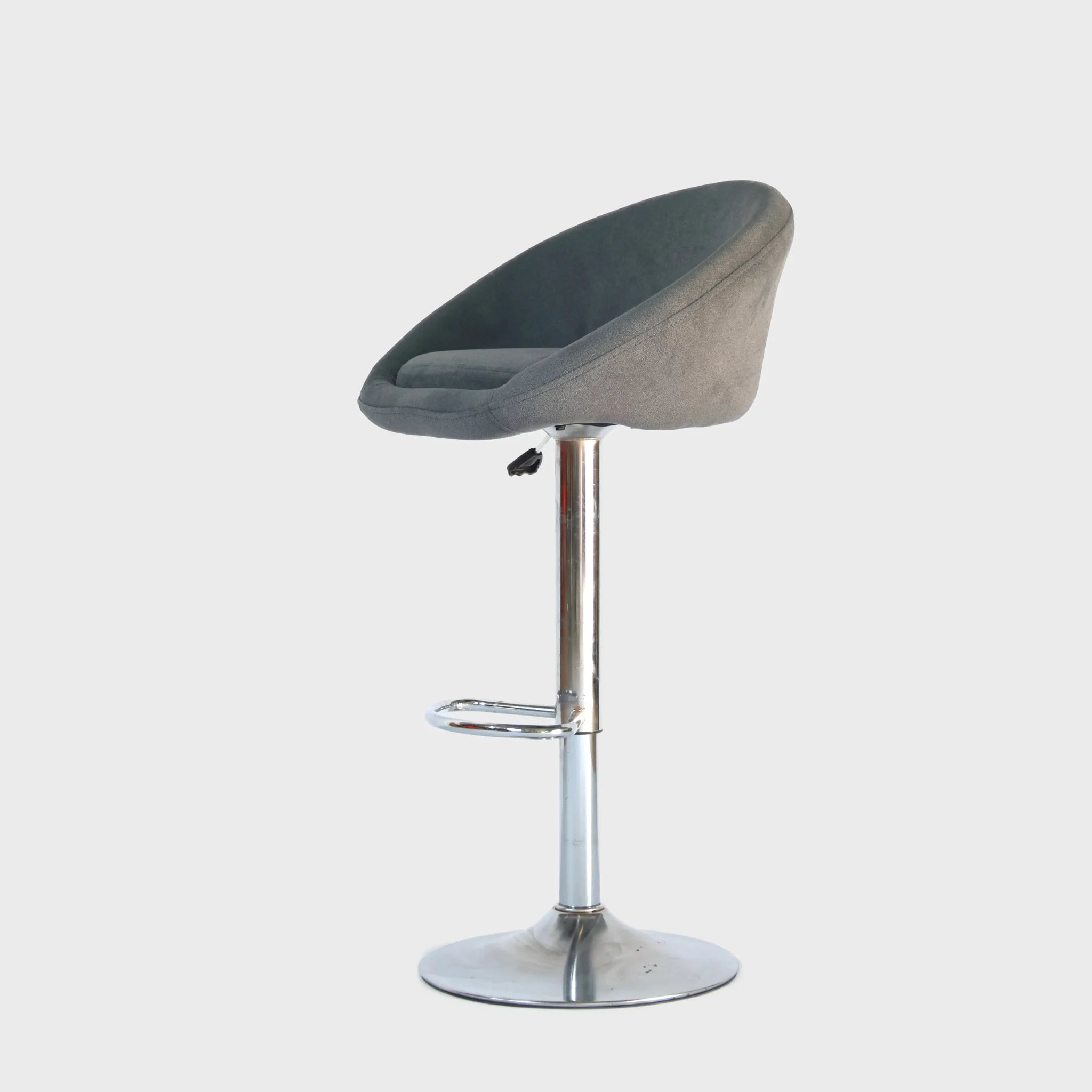 Furtico Modern Upholstered Bar Stool – Adjustable Height Fabric Swivel Stool for Kitchen Island & Home Bar (5 Colors)